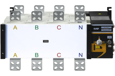 фото Реверсивный рубильник АВР (устройство автоматического ввода резерва) SHIQ5-1000 4P