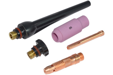 фото Горелка сварочная TIG  с газовым охлаждением WP-17 (2-pin, 4м) / Torch for TIG welding