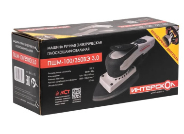 фото Шлифмашина вибрационная ИНТЕРСКОЛ ПШМ-100/350ВЭ