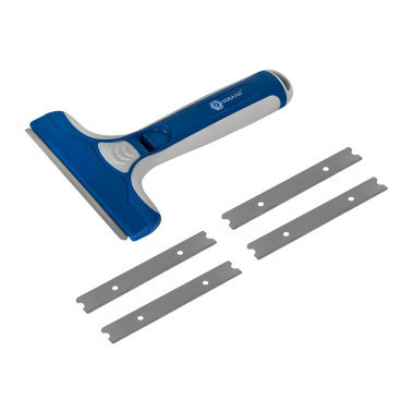 фото Скребок строительный 100 мм, корпус из ABS-пластка (5 лезвий) КОБАЛЬТ 916-660