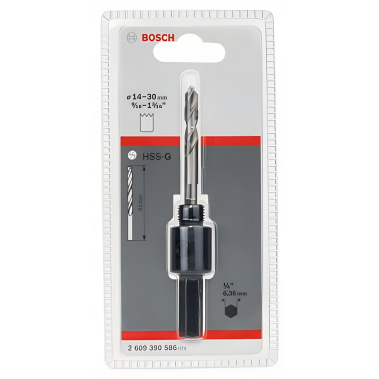 фото Хвостовик 6.35 мм (14-30 мм) HSS-G BOSCH 2609390586