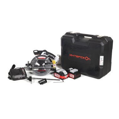 фото Пила дисковая аккумуляторная ИНТЕРСКОЛ ДПА-165/36В АПИ