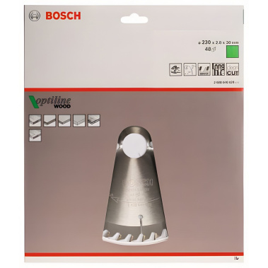 фото Диск пильный 230 х 30 мм 48T Optiline BOSCH 2608640629