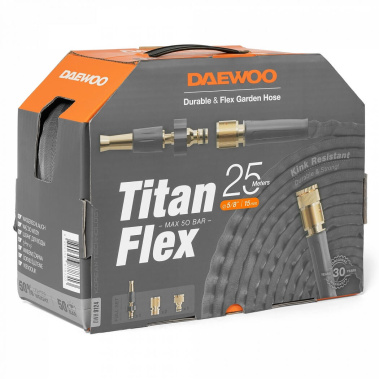 фото Шланг TitanFlex 25 м, 5/8'' (15 мм) DWH 9124 DAEWOO