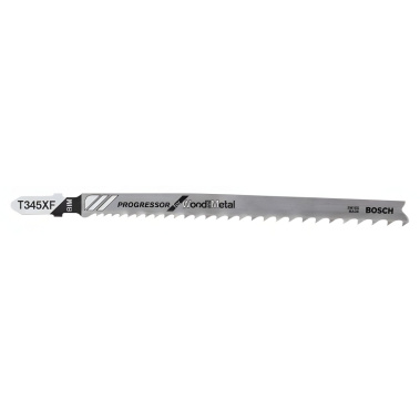 фото Полотно пильное T 345 XF Progressor for Wood + Metal (3 шт.) BOSCH 2608634993
