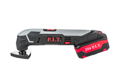 фото Реноватор (МФУ) аккум. P.I.T. PMT20H-035A/1 (20В, 5000-19000кол/мин, угол 3,5, 1 акб 2Ач, ЗУ, кейс)
