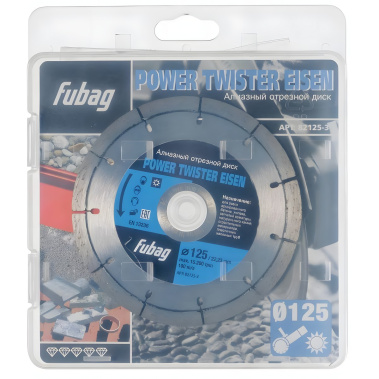 фото Диск алмазный 125 х 22.2 мм Power Twister Eisen FUBAG 82125-3