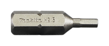 фото Бита HEX 2.5 х 25 мм C-form (3 шт.) MAKITA B-23684