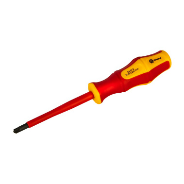 фото Отвертка диэлектрическая FL/PZ 2 х 100 мм (двухкомпонентная рукоятка) Ultra Grip КОБАЛЬТ 799-734