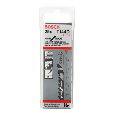 фото Полотно пильное T 144 D Speed for Wood (1 шт.) BOSCH 2608633625