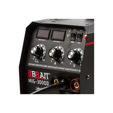 фото Инвертор сварочный полуавтомат BRAIT МIG-300QD+ПОДАРОК проволока омедненная 18.01.015.043П