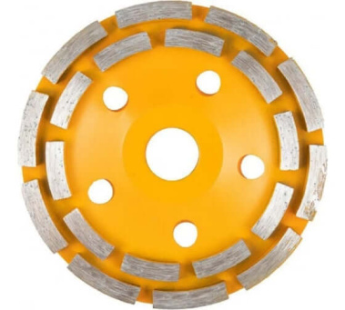 фото Чашка алмазная зачистная, 125 мм, двухрядная Вихрь