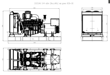 фото Дизельный генератор ТСС АД-544С-Т400-1РМ17 (Mecc Alte)