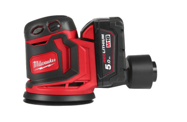 фото Шлифмашина эксцентриковая аккумуляторная MILWAUKEE M18 BOS125-502B 4933464229
