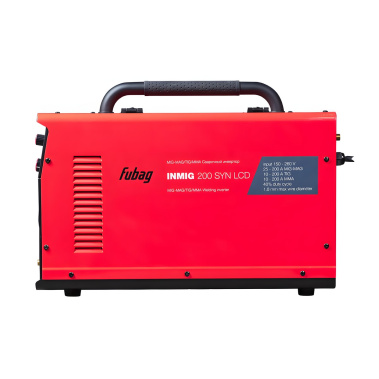 фото Инвертор-полуавтомат сварочный FUBAG INMIG 200 SYN LCD_new + горелка FB 250 3 м 31590.1