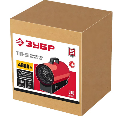 фото Пушка тепловая электрическая ЗУБР ТП-5