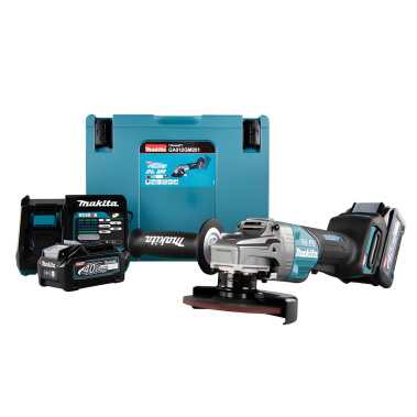 фото Шлифмашина угловая аккумуляторная MAKITA XGT GA012GM201