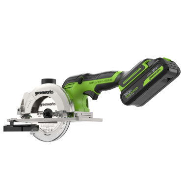 фото Мини-пила циркулярная аккумуляторная GREENWORKS G24MCS 1501207CUA