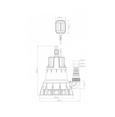 фото Насос погружной ДРЕНАЖНИК 650/17 5155