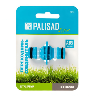 фото Переходник соединительный штуцерный, двухсторонний PALISAD Luxe 65765