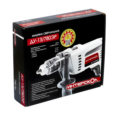 фото Дрель ударная ИНТЕРСКОЛ ДУ-13/780ЭР