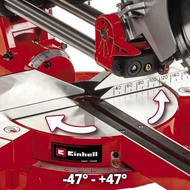 фото Пила торцовочная аккумуляторная Einhell PXC TE-SM 36/210 Li-Solo, с протяжкой (без АКБ и ЗУ) 4300880