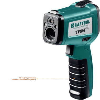 фото Пирометр инфракрасный KRAFTOOL TRM-550 (-30* +550*C) 45705-550