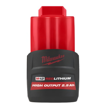 фото Аккумулятор M12 HB2.5 (12 В, 2,5 Ач, High Output) MILWAUKEE 4932480164