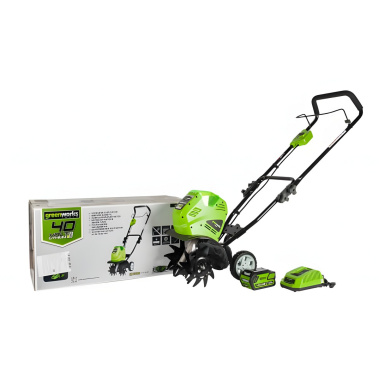 фото Культиватор аккумуляторный GREENWORKS G40TLK4 27087VB