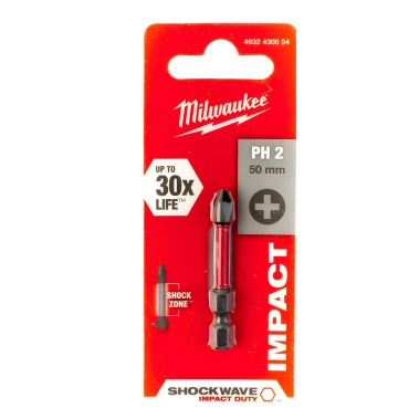 фото Насадка PH 2 х 50 мм (1 шт.) Shockwave MILWAUKEE 4932430854