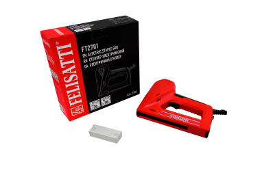 фото Степлер электрический FELISATTI FT2701 (45ВТ, скоба 53, гвоздь 16мм)