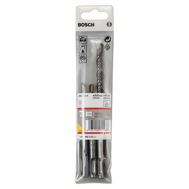 фото Набор буров 3 шт. (5, 6, 8 мм) SDS-Plus-5 BOSCH 1617000118