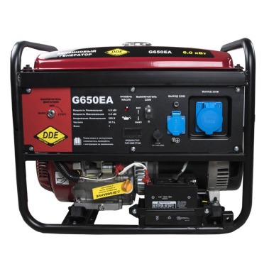 фото Генератор бензиновый DDE G650EA