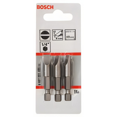 фото Бита SL 8.0 х 1.2 х 49 мм (1 шт.) Extra Hart BOSCH 2607001485