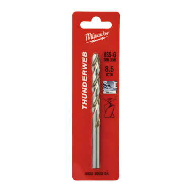 фото Сверло по металлу 8,5 х 117 мм (1 шт.) HSS-G Thunderweb MILWAUKEE 4932352364
