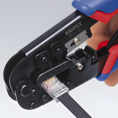 фото Инструмент для опрессовки штекеров типа Western KNIPEX KN-975110