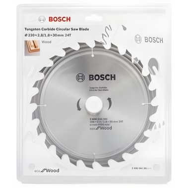фото Диск пильный 230 х 30 мм 24T ECO for Wood BOSCH 2608644381