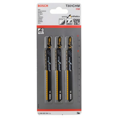 фото Полотно пильное T 301 CHM Special for Synthetics (3 шт.) BOSCH 2608633164