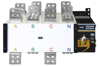 фото Реверсивный рубильник АВР (устройство автоматического ввода резерва) SHIQ5-2000 4P