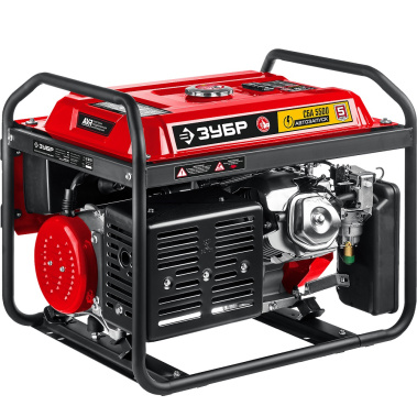 фото Генератор бензиновый ЗУБР СБА-5500