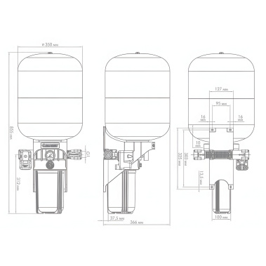 фото Комплект автоматики на баке КРАБ-Т 50 new ДЖИЛЕКС 8702