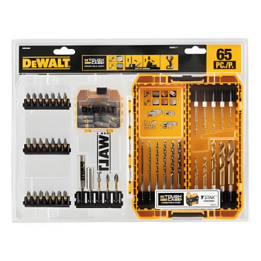 фото Набор бит и сверл в кейсе, 65 предметов DEWALT DWACS65