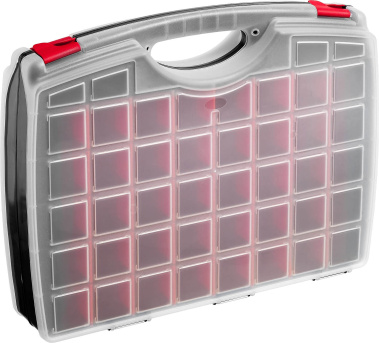 фото Органайзер двусторонний 425 х 330 х 85 мм, 80 ячеек ЗУБР ДОН-80 38036-80