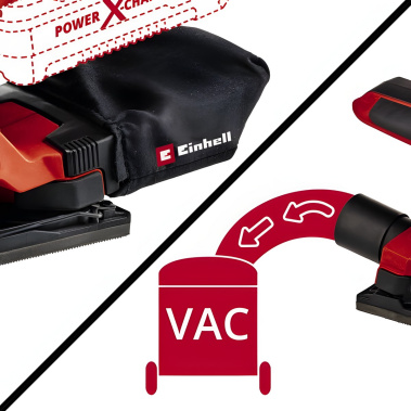 фото Шлифмашина вибрационная аккумуляторная Einhell PXC TC-OC 18/187 Li-Solo (без АКБ и ЗУ) 4460725