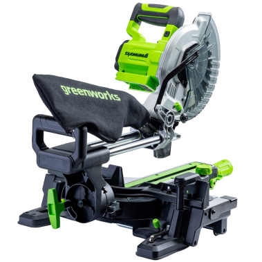 фото Пила торцовочная аккумуляторная GREENWORKS GD24MS216 1501707UH