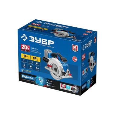 фото Пила дисковая аккумуляторная ЗУБР Профессионал CPB-190 (без АКБ и ЗУ)