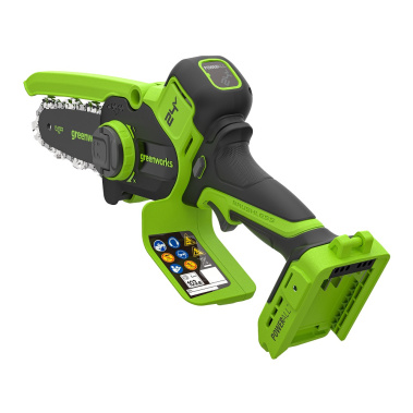 фото Мини-пила цепная аккумуляторная GREENWORKS CS2410AA1 (без АКБ и ЗУ)