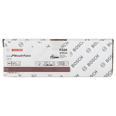 фото Лист шлифовальный 93 х 186 мм P320 (1 шт.) Best for Wood + Paint BOSCH 2608607975