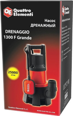 фото Насос дренажный QUATTRO ELEMENTI Drenaggio 1300 F Grande