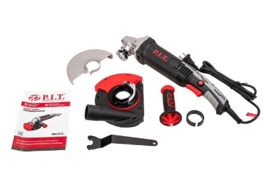 фото Шлифмашина по бетону электрич. P.I.T. PWG125-C (1400Вт, 125мм, 3000-9000об/мин, кожух д/шлифовки)